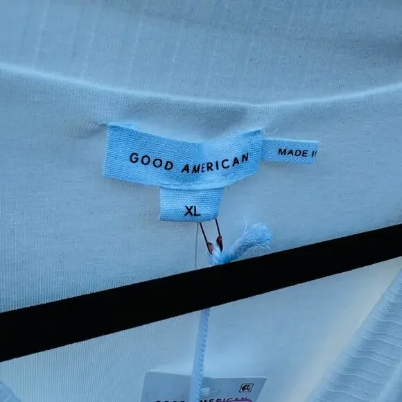 Good American Ribbed White Body Suit XL - Picture 3 of 4